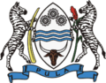 Escudo actual de Botswana