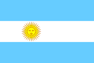 Antigua bandera de Argentina