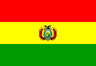 Antigua bandera de Bolivia