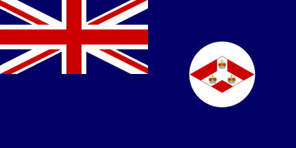 Antigua bandera de Islas Chrystmas