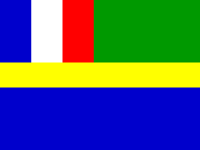 Antigua bandera de Gabon
