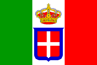 Antigua bandera de Italia
