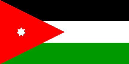 Antigua bandera de Jordania