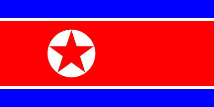 Antigua bandera de Corea del norte