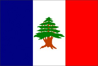 Antigua bandera de Líbano