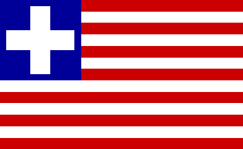 Antigua bandera de Liberia