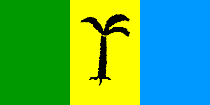 Antigua bandera de St. Kitts y Nevis