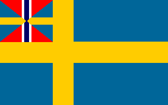 Antigua bandera de Suecia