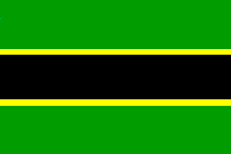 Antigua bandera de Tanzania