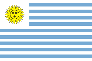 Antigua bandera de Uruguay