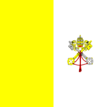 Antigua bandera de Vaticano