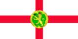 Bandera actual de Isla de Alderney
