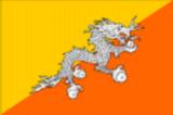 Bandera actual de Buthán
