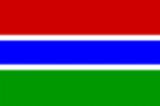 Bandera actual de Gambia