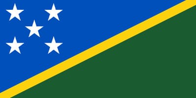 Bandera actual de Islas Salomon