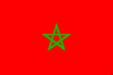 Bandera actual de Marruecos