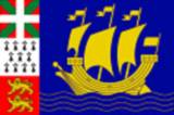 Bandera actual de San Pedro y Miquelon