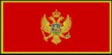 Bandera actual de Montenegro