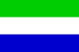 Bandera actual de Sierra Leona