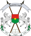 Escudo actual de Burkina Faso