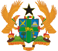 Escudo actual de Ghana