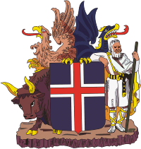 Escudo actual de Islandia