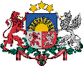 Escudo actual de Letonia