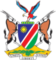 Escudo actual de Namibia