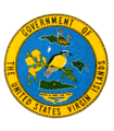 Escudo actual de Virgenes Estadounidense