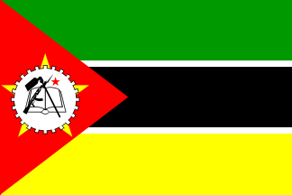 Antigua bandera de Mozambique Antigua bandera de Mozambique