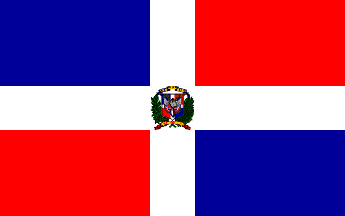 Antigua bandera de República Dominicana Antigua bandera de República Dominicana