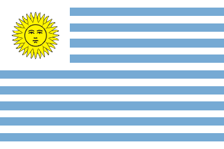 Antigua bandera de Uruguay Antigua bandera de Uruguay
