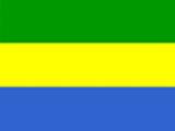 Bandera actual de Gabon