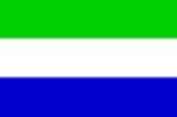 Bandera actual de Sierra Leona
