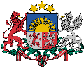 Escudo de Letonia